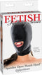 Pipedream Fetish Fantasy hoofdkap Spandex Open Mouth Hood zwart