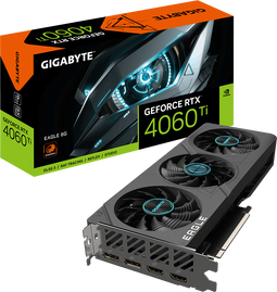 Gigabyte GeForce RTX 4060 Ti EAGLE - Grafische Kaart - 8GB GDDR6 - WINDFORCE Koelsysteem