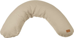 Béaba Big Flopsy™ Nature Zwangerschapskussen - Zijslaapkussen volwassenen - Voedingskussen - Beige - 170cm