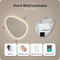 Mirlux Badkamerspiegel met LED Verlichting & Verwarming – Wandspiegel Asymmetrisch – Anti Condens