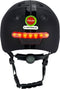 Melon Helm met verlichting E-Series Black Ice M-L