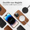 Accezz MagSafe Leather Backcover - iPhone 14 Pro - Echt leer met verhoogde randen - Bruin