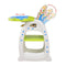 vidaXL - Kinderstoel - met - blad - 3-in-1 - verstelbaar - blauw - en - groen
