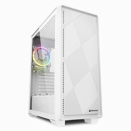 Sharkoon VS8 - Midi Tower PC - ATX micro ATX Mini-ITX - Gehard glas Wit