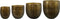 Ter Steege Bloempot Metaal Antiek Look D 13 cm H 15 cm Opening 10.5 cm