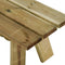 vidaXL - Tuinbank - 110 - cm - geïmpregneerd - massief - grenenhout
