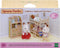 Sylvanian Families 4254 kinderslaapkamermeubels- inrichting poppenhuis- stapelbed- 25 onderdelen- 2 knuffelbeertjes