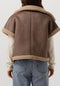 NUKUS Athena Gilet - Blazer zonder mouwen - Taupe - Maat S