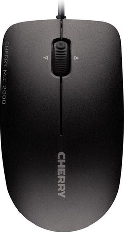 CHERRY MC 2000 - Muis - Ambidextrous USB Type-A IR LED 1600 DPI - Zwart