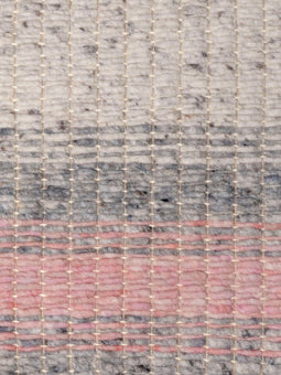 Varenna Pink Vloerkleed - 170x240 - Rechthoek - Laagpolig,Structuur Tapijt - Industrieel - Grijs, Roze, Wit