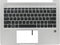 HP Laptop Toetsenbord Qwerty US + Top Cover, Backlight