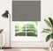 vidaXL - Rolgordijn - verduisterend - 155x230 - cm - stofbreedte - 151,6 - cm - grijs