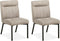 MX Sofa Eetkamer stoel Jagger - Sand (set van 2 stuks)