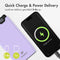 imoshion Powerbank 20000 mAh - Snellader 22.5W - USB-C & USB A - LED indicator - Lila