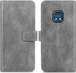 iMoshion Hoesje Geschikt voor Nokia XR20 Hoesje Met Pasjeshouder - iMoshion Luxe Bookcase - Grijs