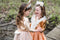 Great Pretenders Verkleedkledij Woodland vossenjurk met hoofdband - Oranje - Maat 3-4 jaar