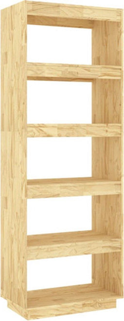 vidaXL - Boekenkast - / - kamerscherm - 60x35x167 - cm - massief - grenenhout