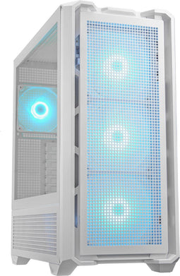 Cougar MX600 RGB - Full Tower PC Gamen - ATX EATX micro ATX Mini-ITX - Wit
