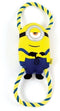 Minions - Pluche Minion Stuart - Hondenspeeltje met flostouw 41 cm (1 stuk)