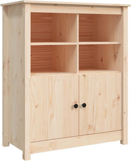 vidaXL - Dressoir - 83x41,5x100 - cm - massief - grenenhout