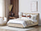ROCHELLE - Bed opbergruimte - Beige - 160 x 200 cm - Polyester