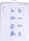 Thea Gouverneur - Borduurpakket met telpatroon - 482A - Voorgesorteerde DMC Garens - Delfts Blauwe Tegels - Aida - 61 cm x 31 cm - DIY Kit