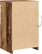 vidaXL - Dressoir - met - LED-verlichting - Oud - Hout - 41x37x67 - cm
