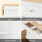 SoBuy FKW71-III-WN - Keukentrolley - Uittrekbare lades en werkblad 115x46/71x92 cm - Wit