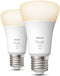 Philips Hue White E27 - Slimme LED-lampen 800 lumen - Warmwit licht (2 stuks)