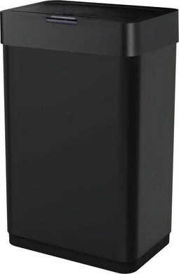 Five Stars® Prullenbak - Sensor - 60 Liter - Soft Close - RVS Zwart