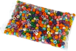 Bouhon parels, rond, kunststof, 1000 stuks, assorti