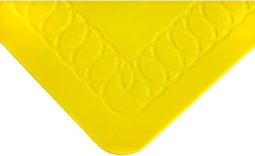 Anti-slip matten rechthoekig - L 355 x B 255 mm geel - Able2