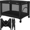 Lionelo Amelie - Campingbedje 3in1 - Comfortabel matras - Zwart