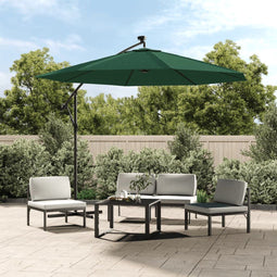 vidaXL - Vervangingsdoek - voor - zweefparasol - 350 - cm - groen