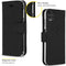 Accezz Wallet Softcase Bookcase - Motorola Moto G100 - Kunstleer - Zwart
