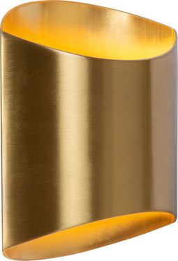 Lucide DILETTA - Wandlamp - 1xG9 - Dimbaar - Mat Goud / Messing - 16x8x18 cm