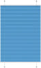 vidaXL - Plissé - rolgordijn - 80x100 - cm - stofbreedte - 79,4 - cm - polyester - blauw