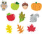 Colorations Zelfklevende Foamstickers Herfst, 300st.