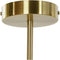 Plafondlamp DKD Home Decor 83 x 83 x 128 cm Kristal Zwart Gouden Metaal 9 W