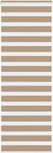 vidaXL - Zebra - Blind - 80x200 - cm - stofbreedte - 75,9 - cm - polyester - zandbruin