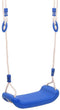 vidaXL Schommelset - Schommelzitjes 38x16 cm - Verstelbare touwen - Blauw (2 stuks)