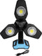 Brüder Mannesmann Q30600 | Zware Quantool LED Werklamp - Krachtige Lithium accu - dimbaar 500-3500 lm - IP54 - 10 jaar garantie - volledig draaibaar