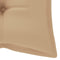 vidaXL - Tuinbankkussen - 120x50x7 - cm - oxford - stof - beige