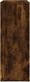 vidaXL - Dressoir - 60x31x84 - cm - bewerkt - hout - gerookt - eikenkleurig