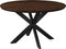 Livingfurn - Eetkamertafel Jesper Round Brown - 130x130x76 cm - Mangohout