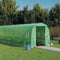 vidaXL - Tuinkas - met - stalen - frame - 44 - m² - 22x2x2 - m - groen