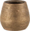 J-Line bloempot Oneffen Ruw - keramiek - goud - medium - Ø 20 cm