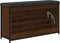 vidaXL - Schoenenbankje - met - klaplade - 102x32x56 - cm - bruin - eikenkleur