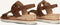 Gabor 752 - Sandalen met Sleehak - Leer - Camel - Maat 40