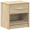 vidaXL - Nachtkastje - met - lade - 39x28x41 - cm - sonoma - eikenkleurig